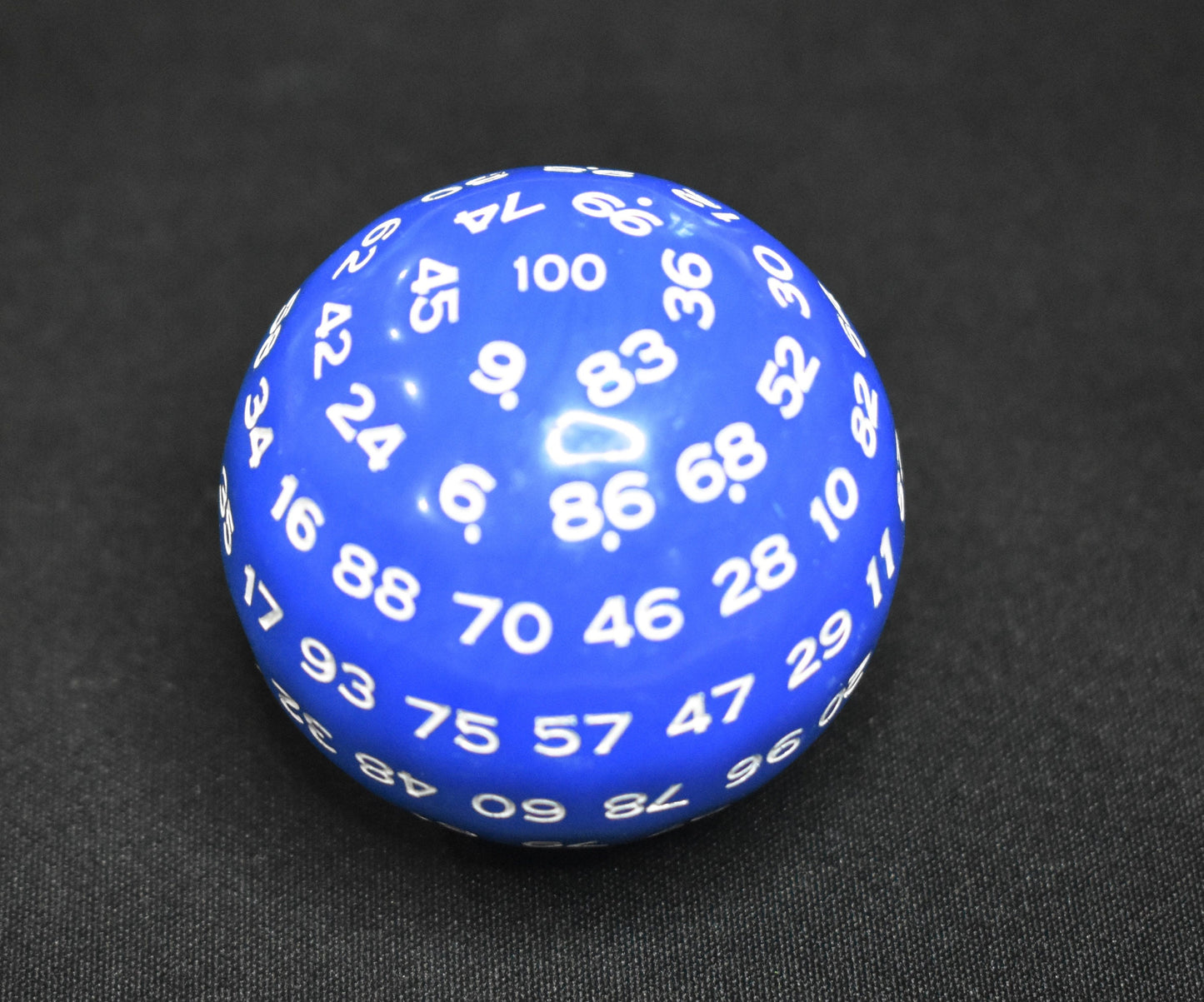 DragonSteel MD D100 Resin Dice (Blue)