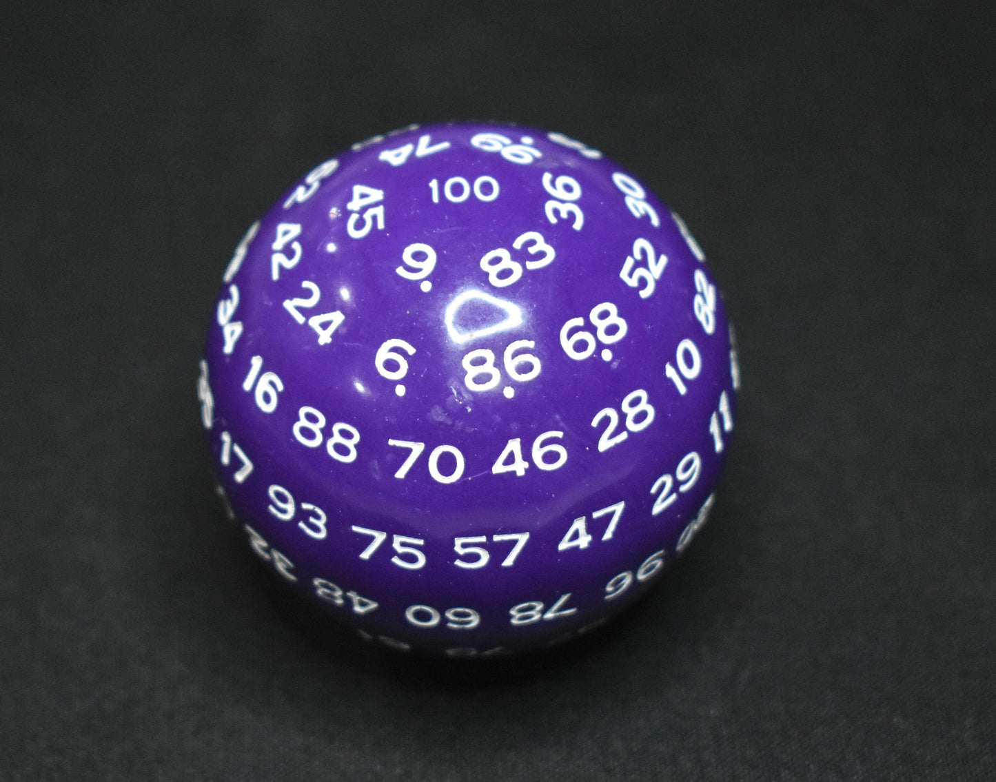 DragonSteel MD D100 Resin Dice (Purple)