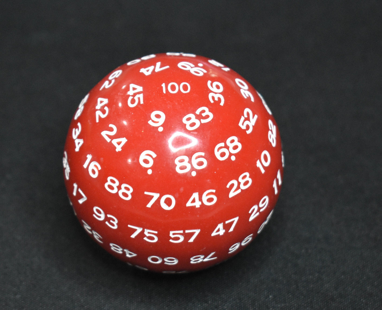 DragonSteel MD D100 Resin Dice (Red)