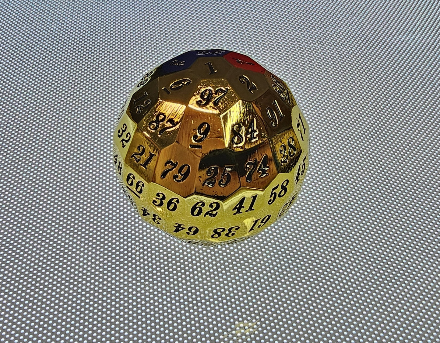 DragonSteel HD D100 Metal Dice  (Gold Shiny)