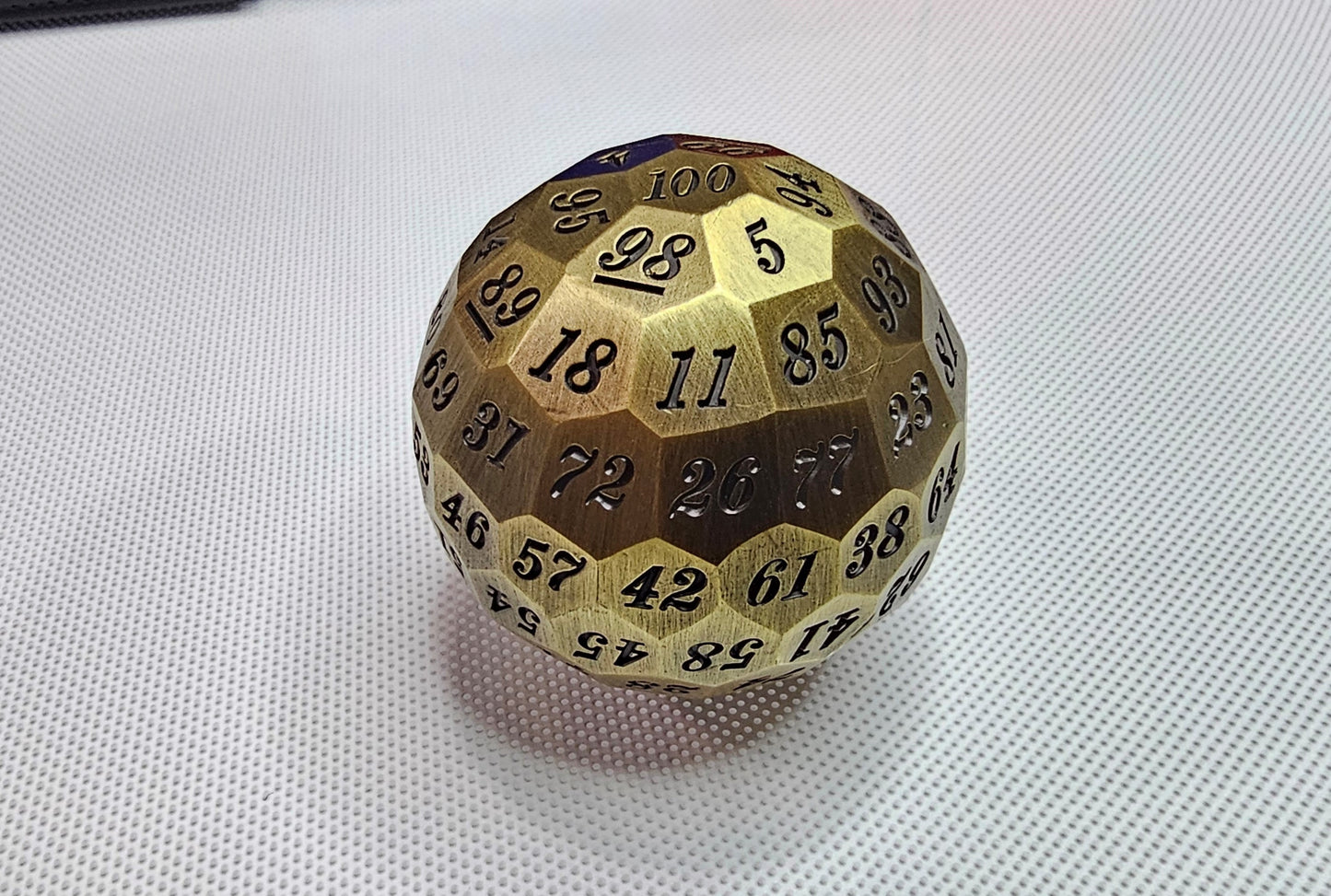 DragonSteel HD D100 Metal Dice  (Ancient Gold)