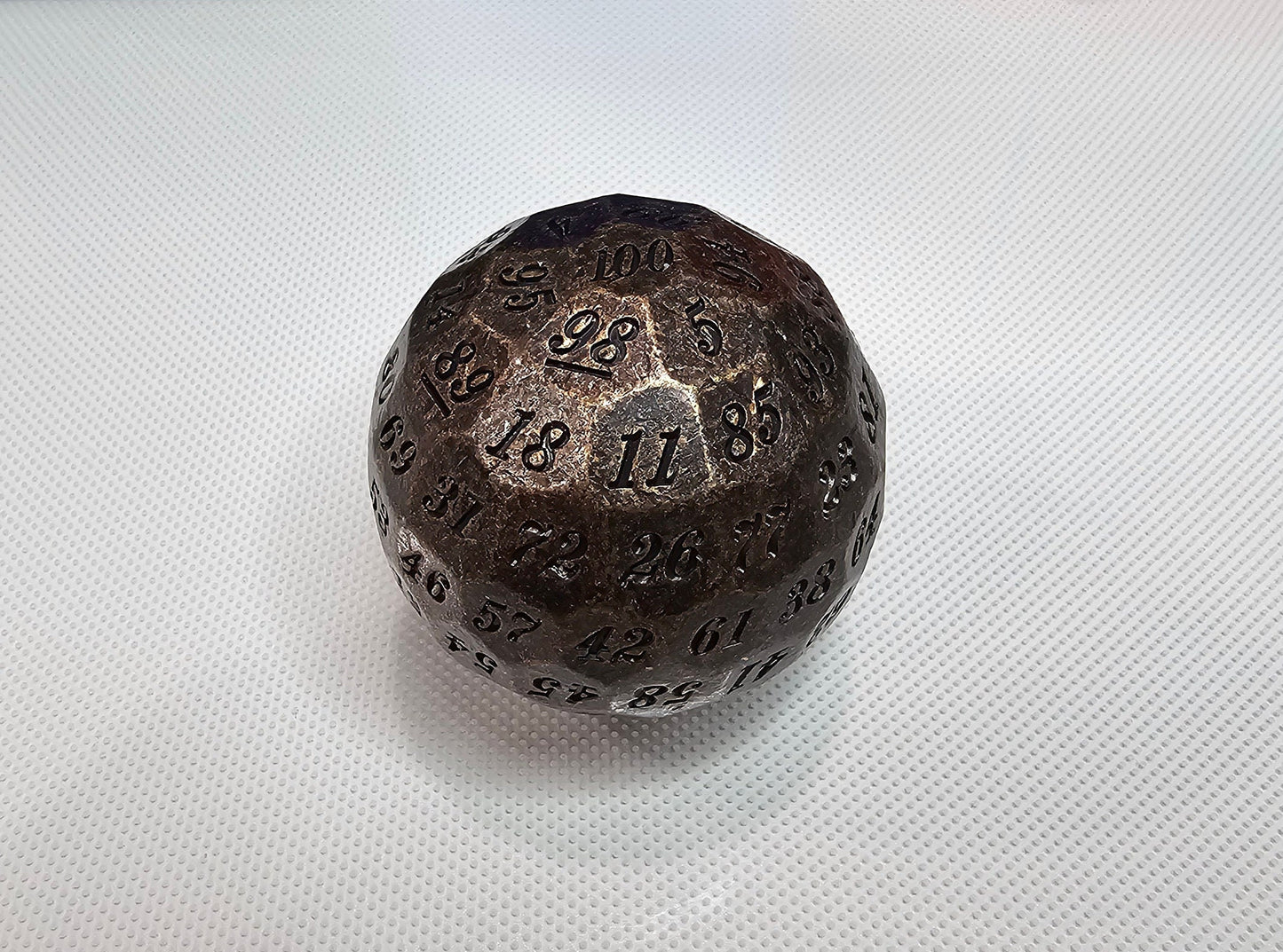 DragonSteel HD D100 Metal Dice  (Ancient Copper)