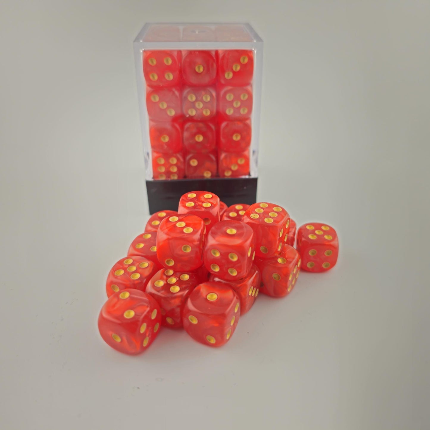 Falentry Dice 36 Piece Block Set (Pearl Red)