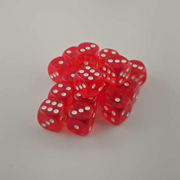 Falentry Dice 36 Piece Block Set (Translucent Red)