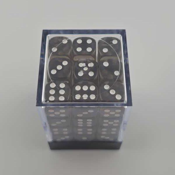 Falentry Dice 36 Piece Block Set (Translucent Black)