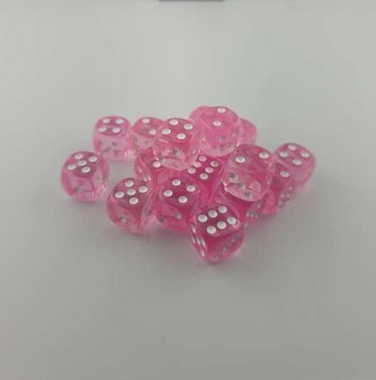 Falentry Dice 36 Piece Block Set (Translucent Light Pink)