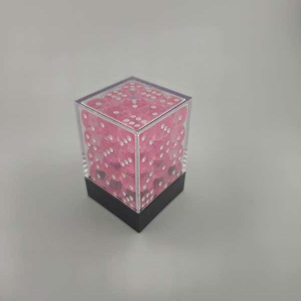 Falentry Dice 36 Piece Block Set (Translucent Light Pink)