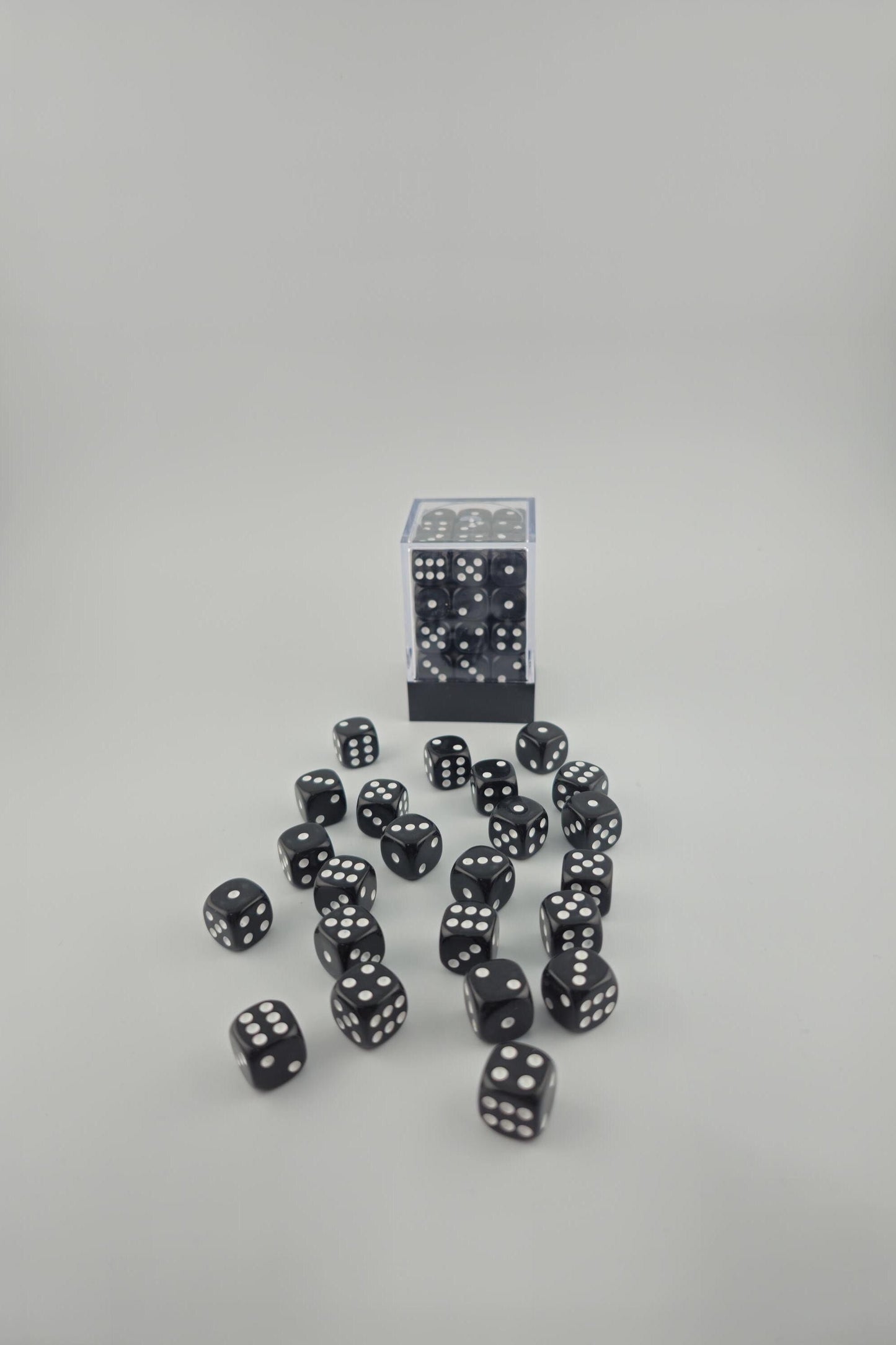 Falentry Dice 36 Piece Block Set (Solid Black)