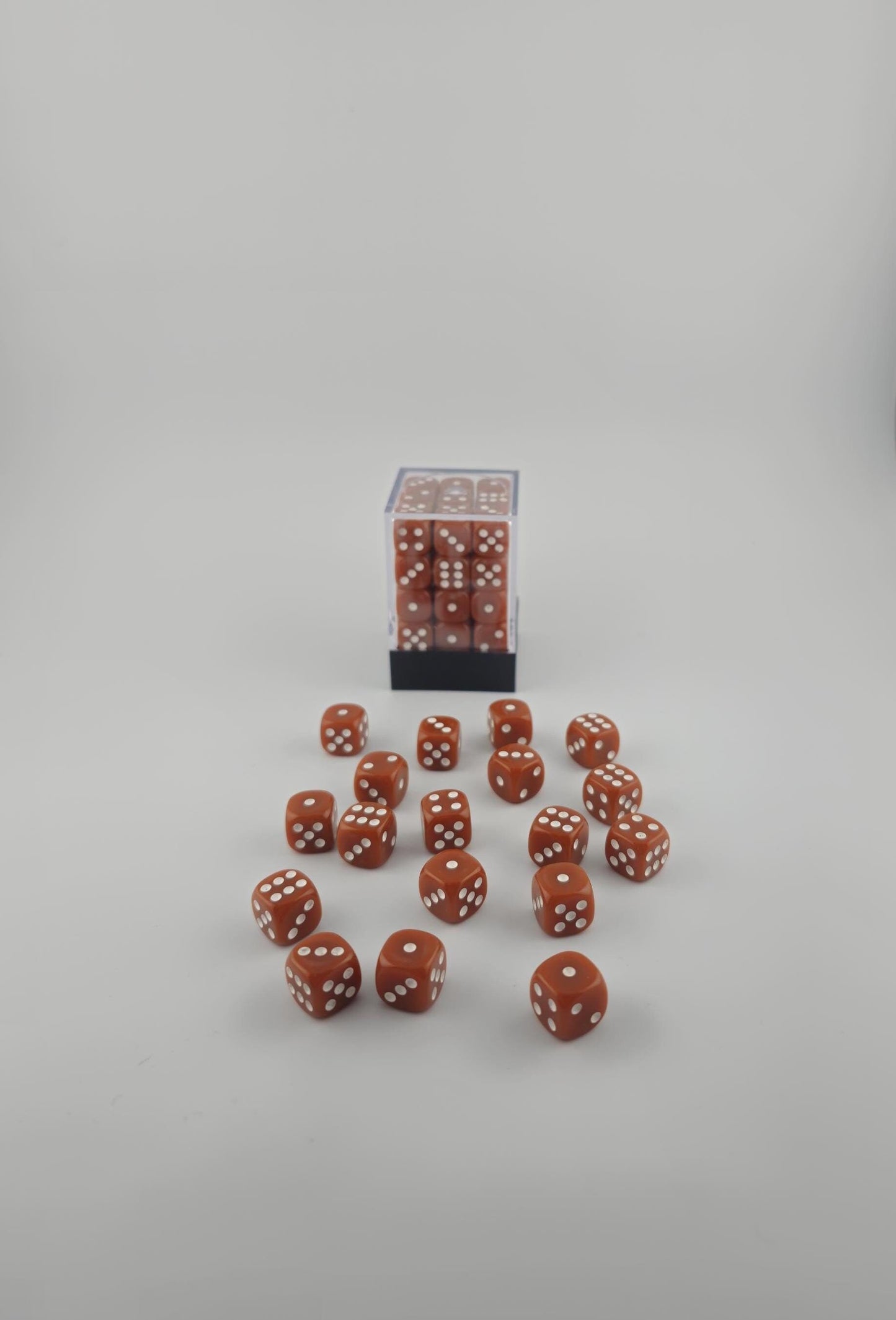 Falentry Dice 36 Piece Block Set (Solid Brown)