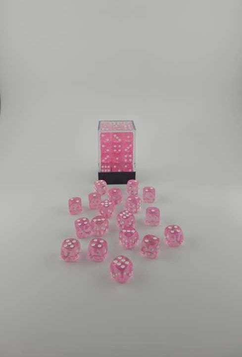 Falentry Dice 36 Piece Block Set (Translucent Light Pink)