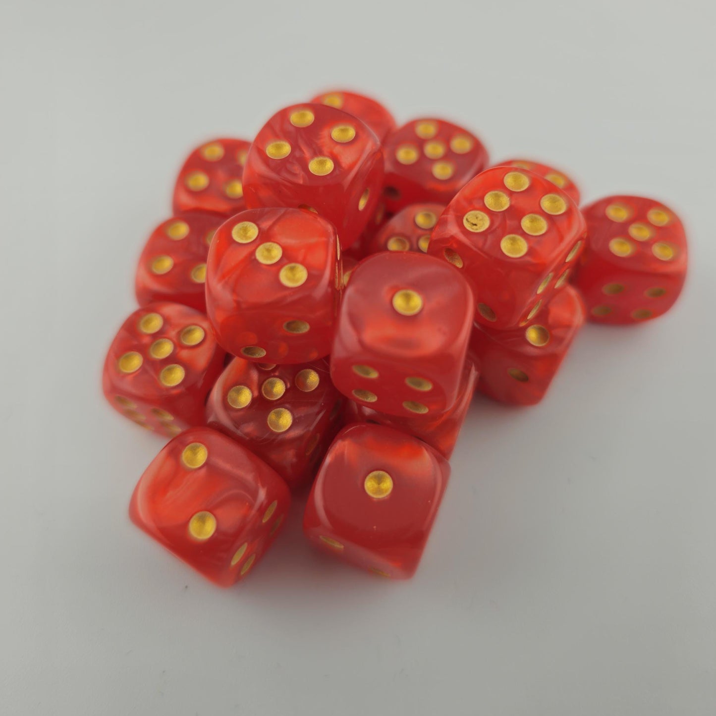 Falentry Dice 36 Piece Block Set (Pearl Red)