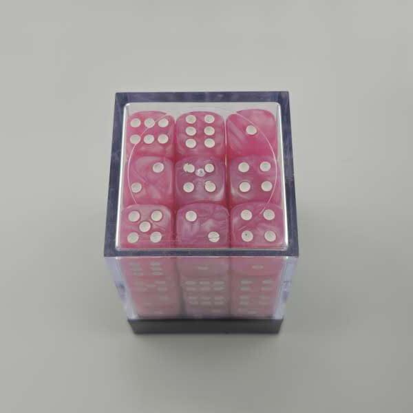 Falentry Dice 36 Piece Block Set (Pearl Pink)