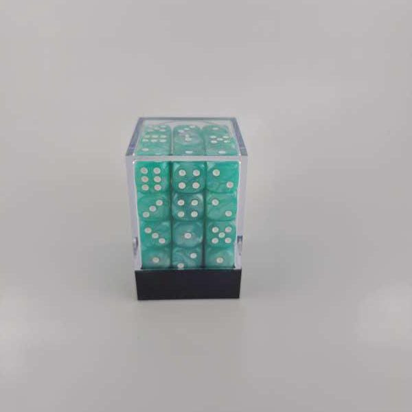 Falentry Dice 36 Piece Block Set (Pearl Teal)