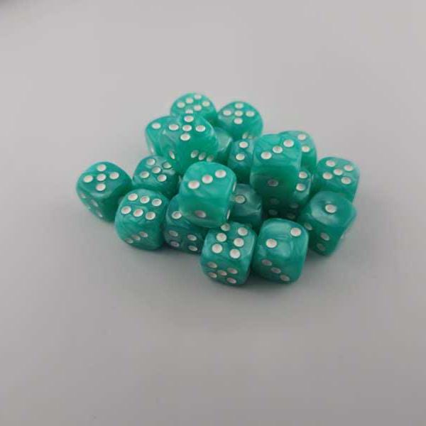 Falentry Dice 36 Piece Block Set (Pearl Teal)