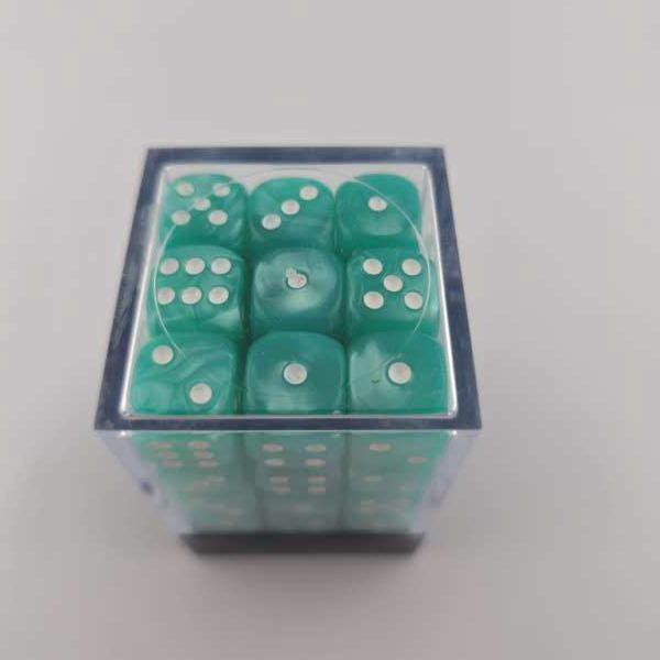 Falentry Dice 36 Piece Block Set (Pearl Teal)