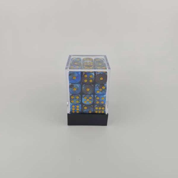 Falentry Dice 36 Piece Block Set (Pearl Blue Black)