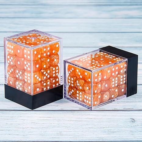 Falentry Dice 36 Piece Block Set (Pearl Orange)