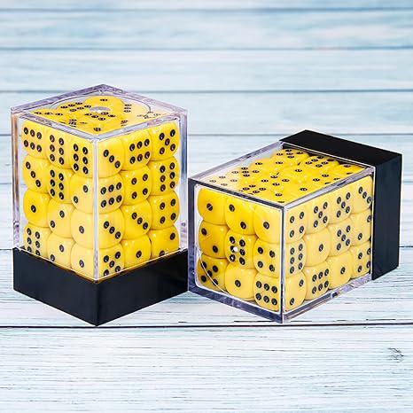 Falentry Dice 36 Piece Block Set (Solid Yellow)