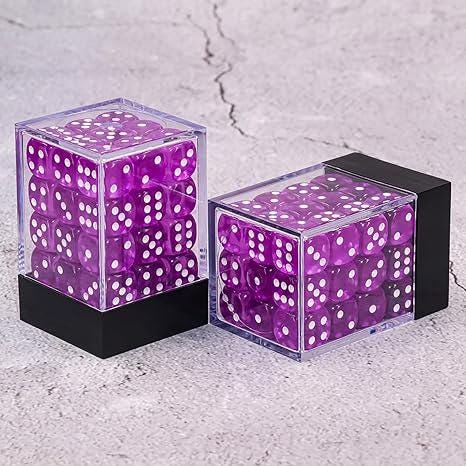 Falentry Dice 36 Piece Block Set (Translucent Purple )