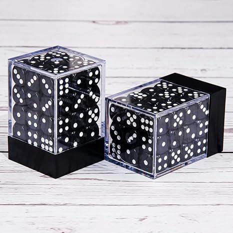 Falentry Dice 36 Piece Block Set (Solid Black)