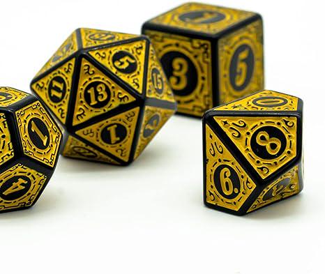 Magic Flame Dice Set (Yellow)