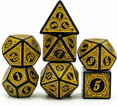 Magic Flame Dice Set (Yellow)