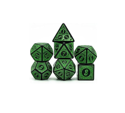 Magic Flame Dice Set (Green)