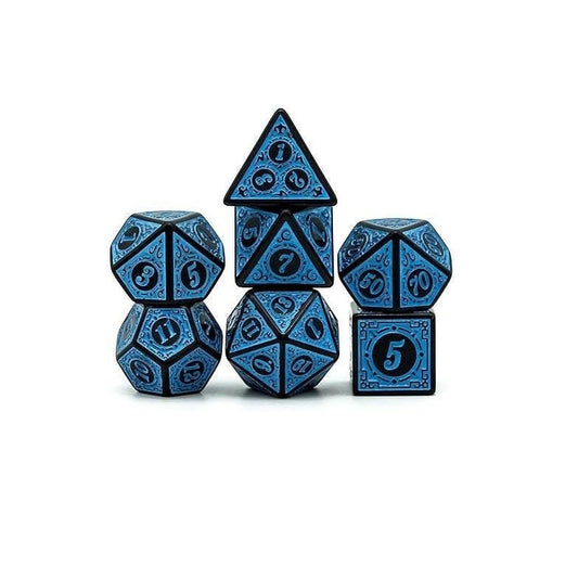 Magic Flame Dice Set (Blue)