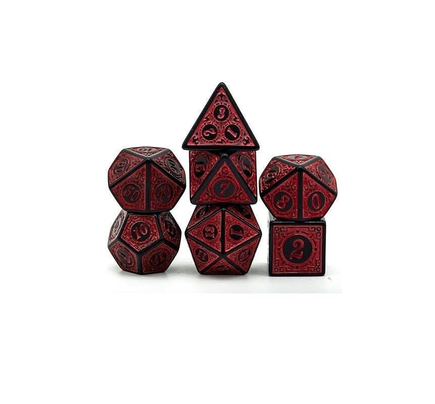 Magic Flame Dice Set (Red)