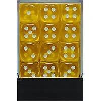 Falentry Dice 36 Piece Block Set (Translucent Yellow)