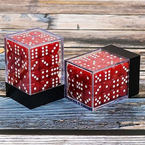 Falentry Dice 36 Piece Block Set (Solid Red)