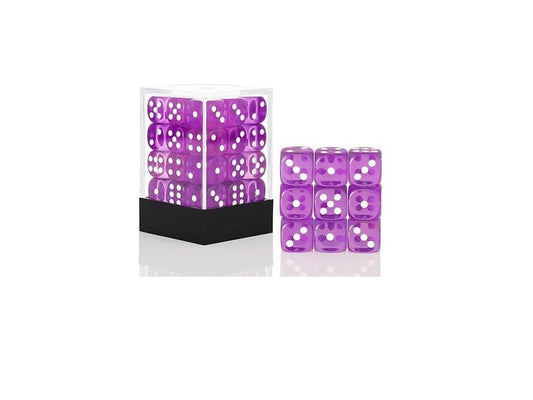 Falentry Dice 36 Piece Block Set (Translucent Purple )