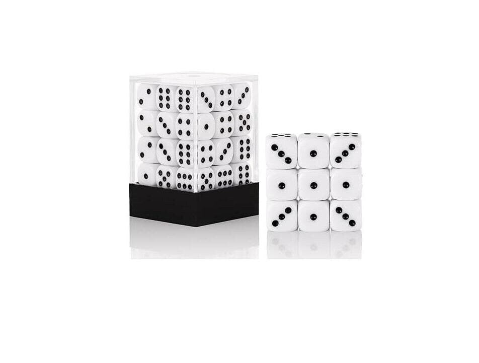 Falentry Dice 36 Piece Block Set (Solid White)