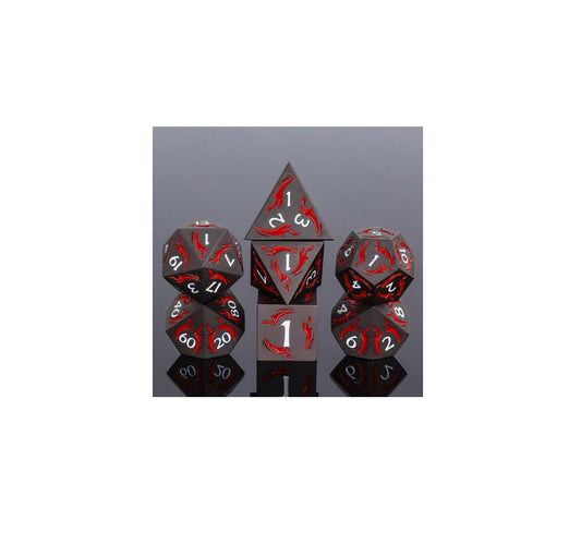 Dagger of the Wind - Seraph (Black Dice w/ Red Dagger Design)