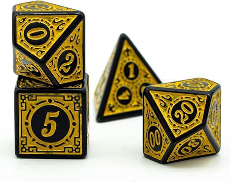 Magic Flame Dice Set (Yellow)