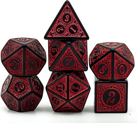 Magic Flame Dice Set (Red)