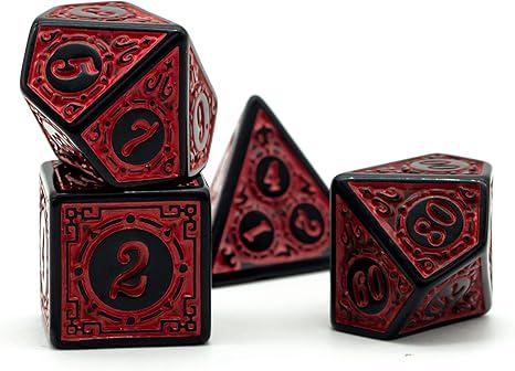 Magic Flame Dice Set (Red)