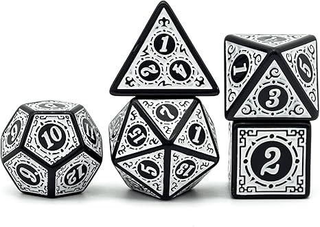 Magic Flame Dice Set (White)