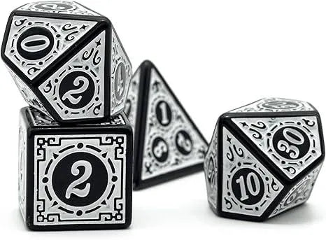 Magic Flame Dice Set (White)