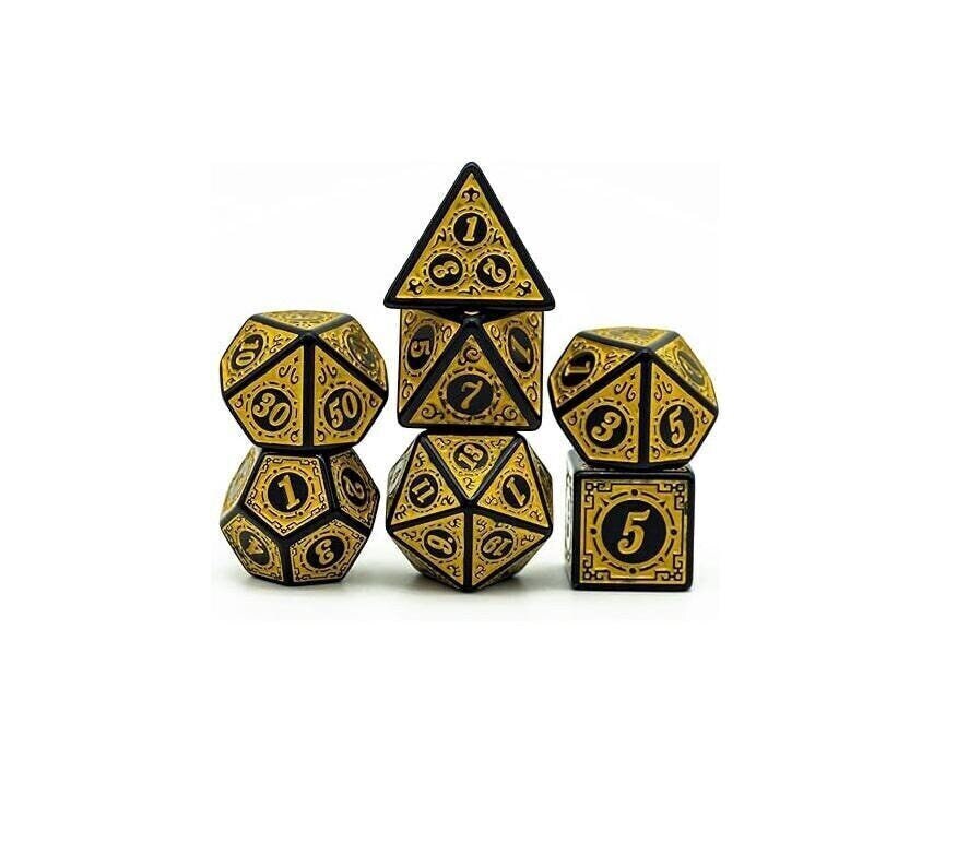 Magic Flame Dice Set (Yellow)