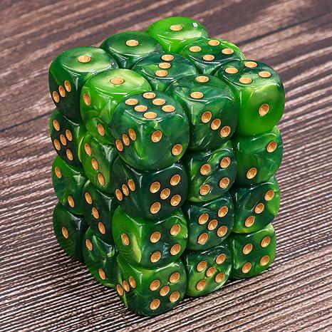 Falentry Dice 36 Piece Block Set (Pearl Green)