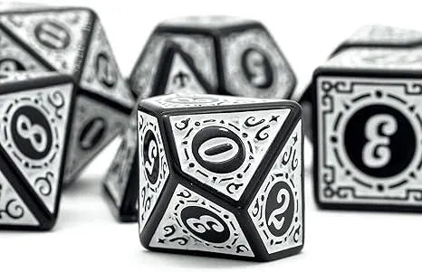 Magic Flame Dice Set (White)